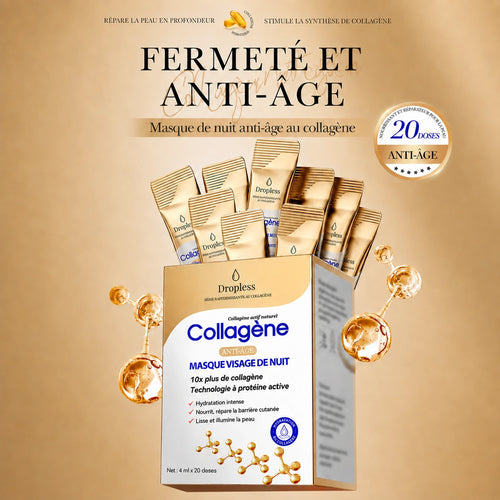 Masque Visage au Collagène Raffermissant Sans Rinçage