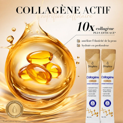 Masque Visage au Collagène Raffermissant Sans Rinçage